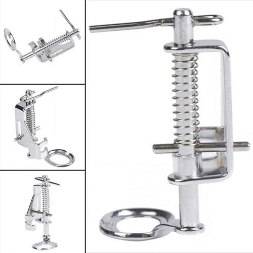 LepoHome 2 PCS Large Metal Darning/Free Motion Sewing Machine Presser Foot for Most Low Shank Brother Singer Janome Babylock and More Sewing Machines - Include Close Toe, Open Toe Foot - Image 3