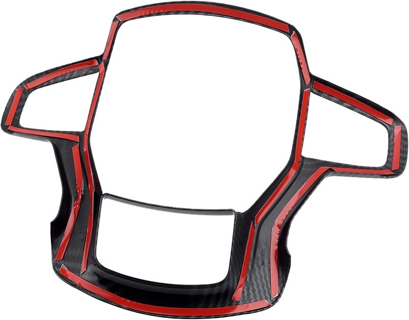 DEMULAX Carbon Fiber Steering Wheel Trim for Chevrolet Blazer - Image 3