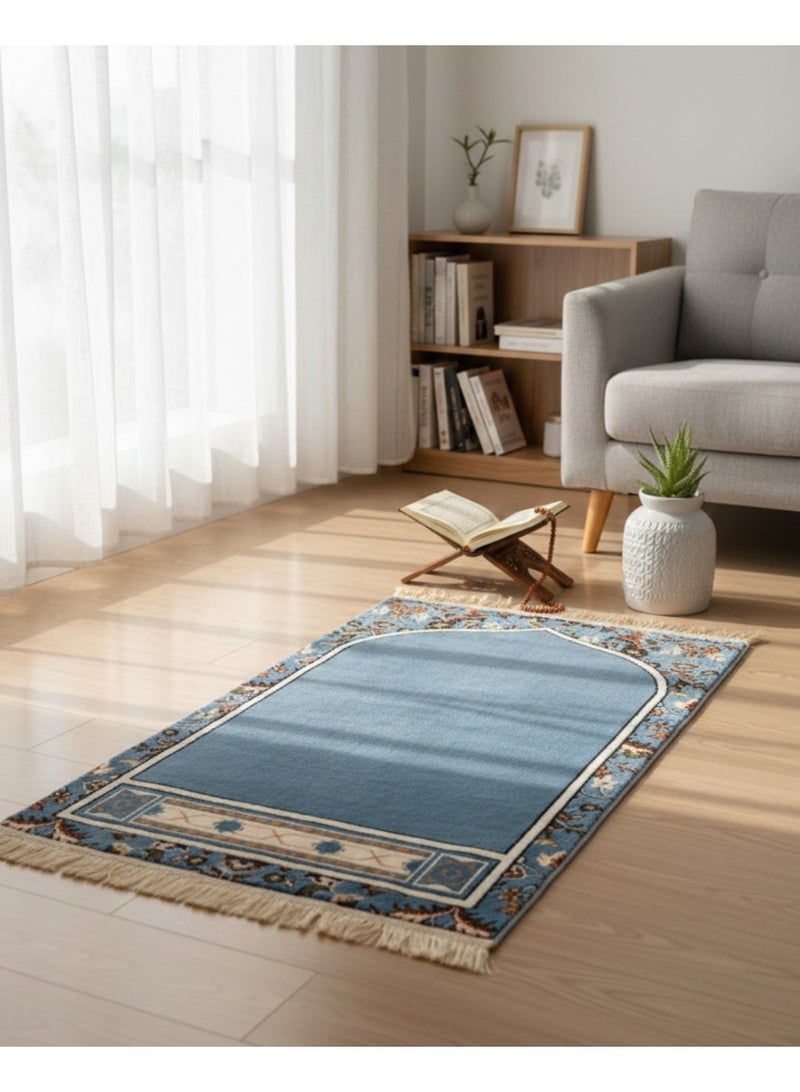 سجادتي سجادة صلاة المحراب من سجادتي مبطنة مستوحاة من محراب إمام الحرم تمنحك إحساس الطمأنينة مقاس 70×110 سم - Image 3