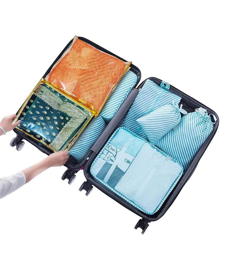 FLY LYF Plastic Single Saree Covers With Zip Transparent Suit Cover Packing Bags(Pack Of 24)(Pack Of 18)(Pack Of 12)(Pack Of 6)Saree Organizer For Wardrobe Travel Clothes Storage(6),43 Cm,37 cm - Image 4