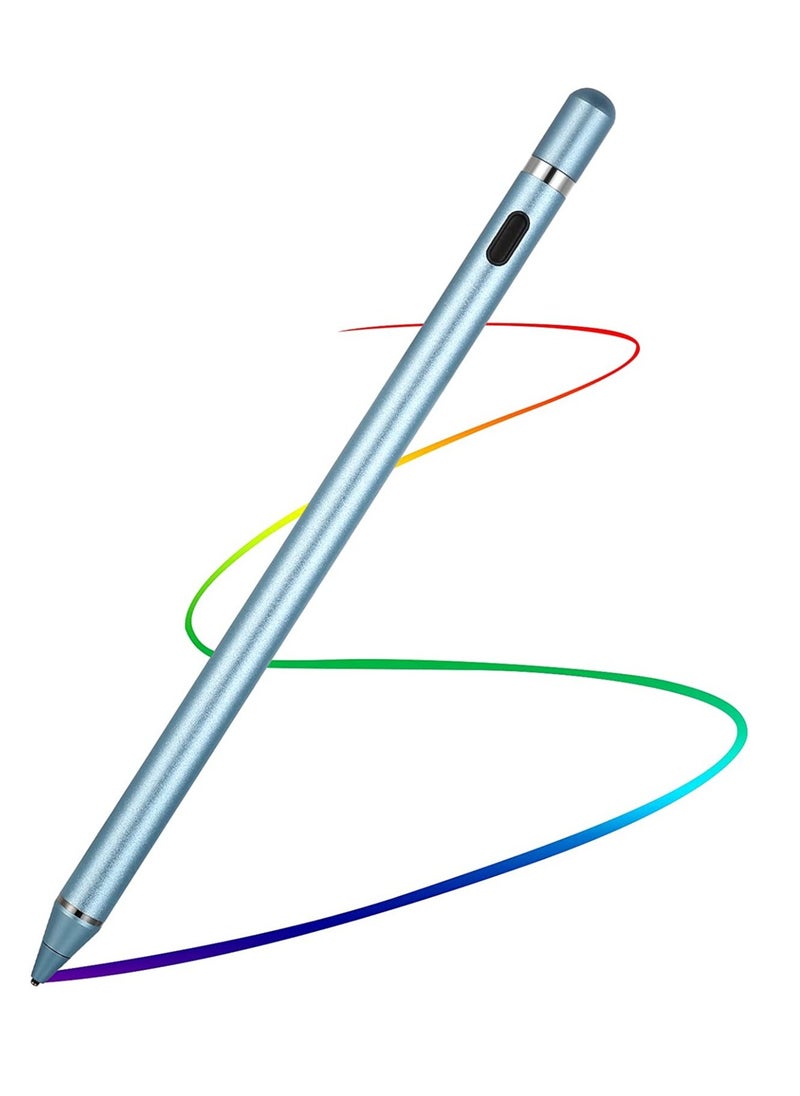 DUSALA Active Stylus Digital Pen For All iPhones, iPad, Android Tablets And Phones Blue  - Image 1