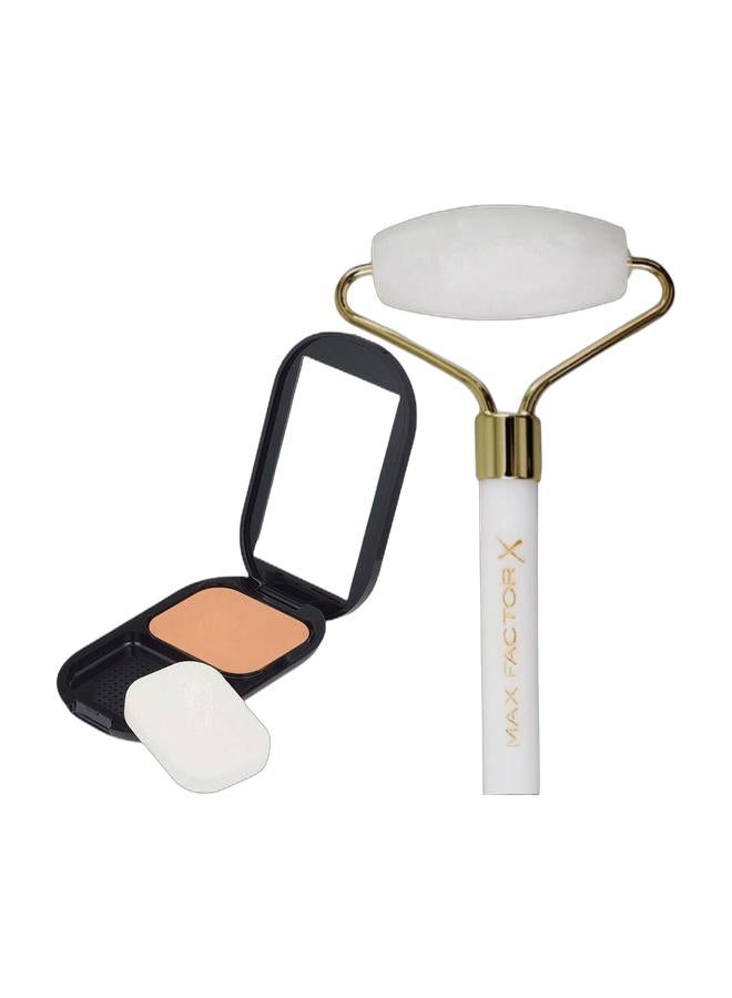 Max Factor Facefinity Compact Foundation Warm Porcelain 031 + Face Roller - Image 1