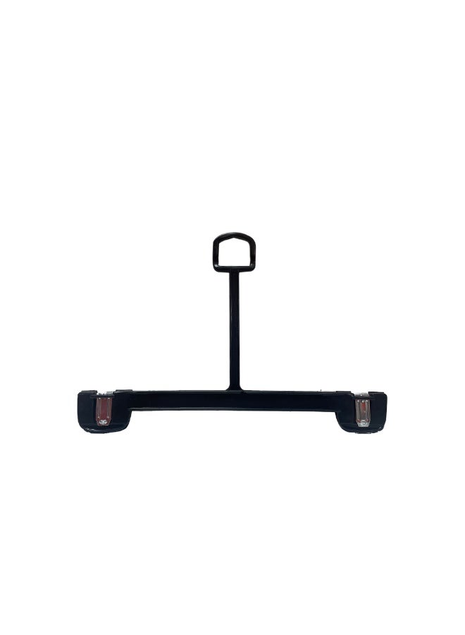 Ethic Solutions 500 PCS BOX OF 10 INCH PLASTIC BOTTOM HANGERS WITH LOOP & METAL CLIPS - NB 1100  - Image 2