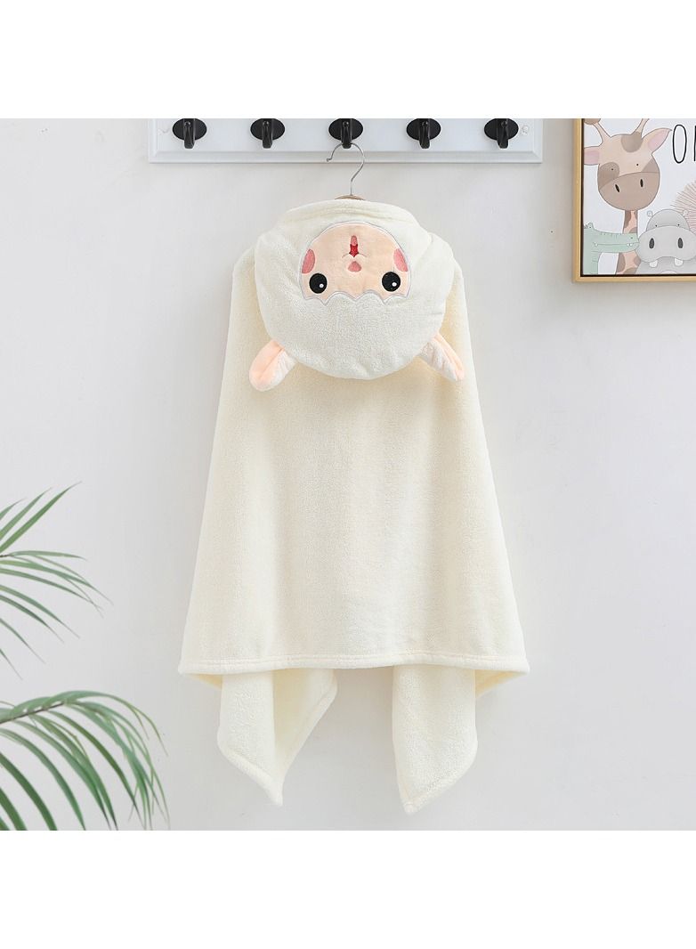 With Hood Coral Fleece Cloaks Bath Towels