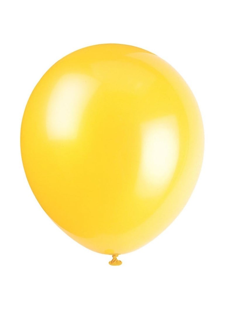 بارتي فن بالون معدني 12 بوصة لون أصفر 40 قطعة - Image 2