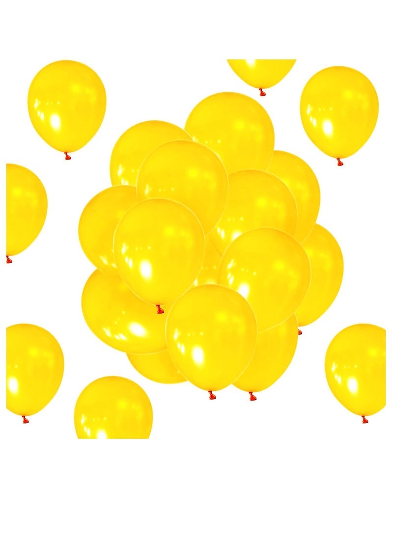 بارتي فن بالون معدني 12 بوصة لون أصفر 40 قطعة - Image 3
