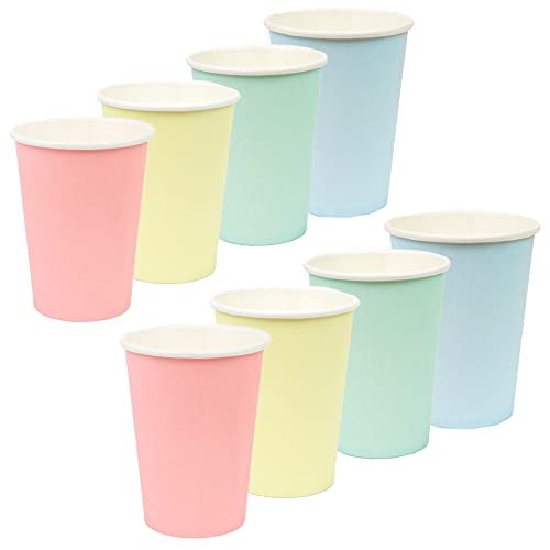 Talking Tables - Pastel Paper Cups - Recyclable Paper Tableware for Birthdays, Office Parties, Baby Showers - 8 Pack - Image 4