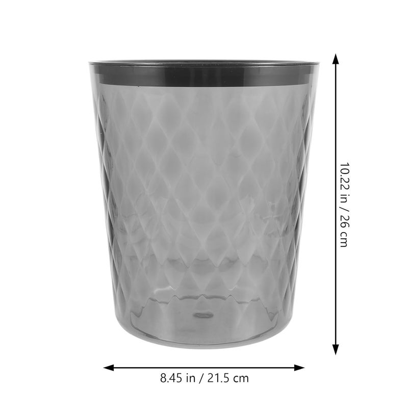Cross part assemble fit CALLARON Black Small Waste Bucket with Press Ring, Household Trash Can and Toilet Paper Bucket for Kitchen, Bathroom, Office, and Dormitory Use Liquid tight joint Market mainstream color picks Upgraded quality Most item matching trendy design Temp & permanent project compatible Multi-use qualified quality Integrated practical design Light & heavy use compatible Ventilated design Safe silicone build Globally engineered build All-round unified build Compact design Global assorted color picks Neat shape General standard crafted Universal design Stable inert material General compatible design Balanced structure Periodic stock arrangement Wear resistant Wide range expanded design Nationwide delivery - Image 2