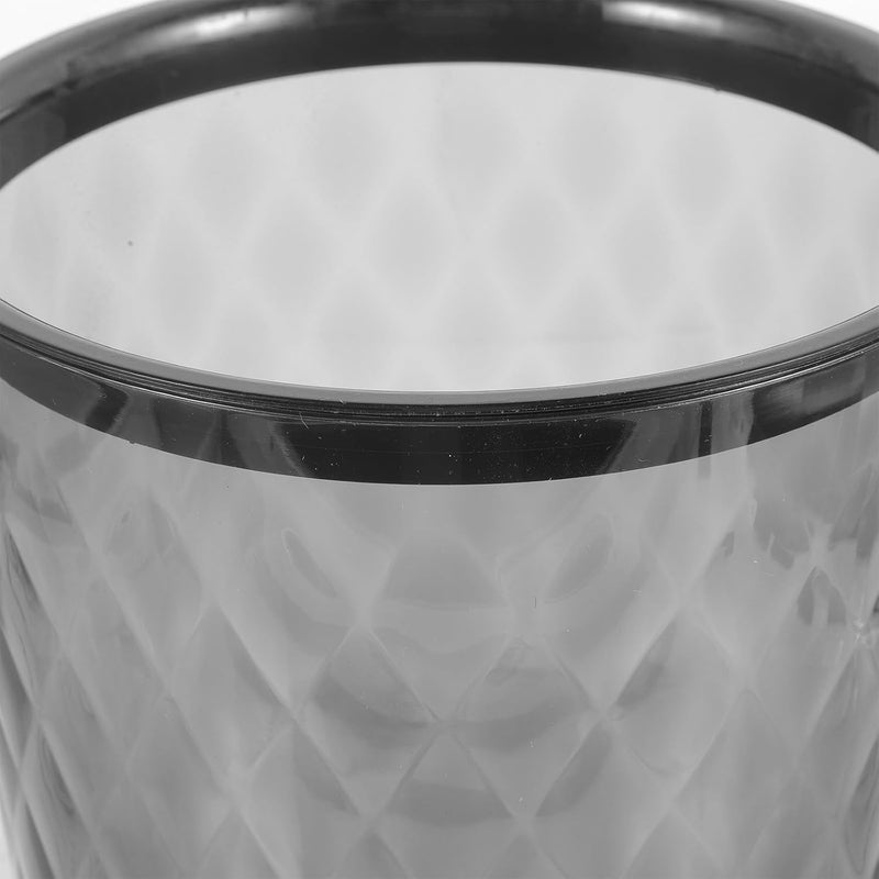 Cross part assemble fit CALLARON Black Small Waste Bucket with Press Ring, Household Trash Can and Toilet Paper Bucket for Kitchen, Bathroom, Office, and Dormitory Use Liquid tight joint Market mainstream color picks Upgraded quality Most item matching trendy design Temp & permanent project compatible Multi-use qualified quality Integrated practical design Light & heavy use compatible Ventilated design Safe silicone build Globally engineered build All-round unified build Compact design Global assorted color picks Neat shape General standard crafted Universal design Stable inert material General compatible design Balanced structure Periodic stock arrangement Wear resistant Wide range expanded design Nationwide delivery - Image 4