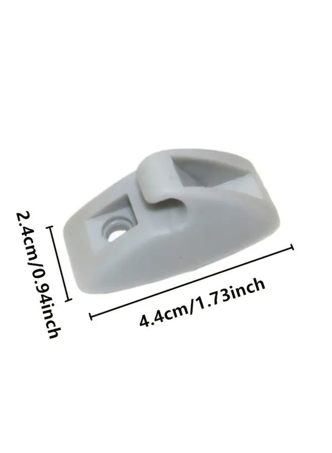 4Pcs Durable Plastic Sun Visor Support Clip Retainer Holder For Car Interior - Image 3