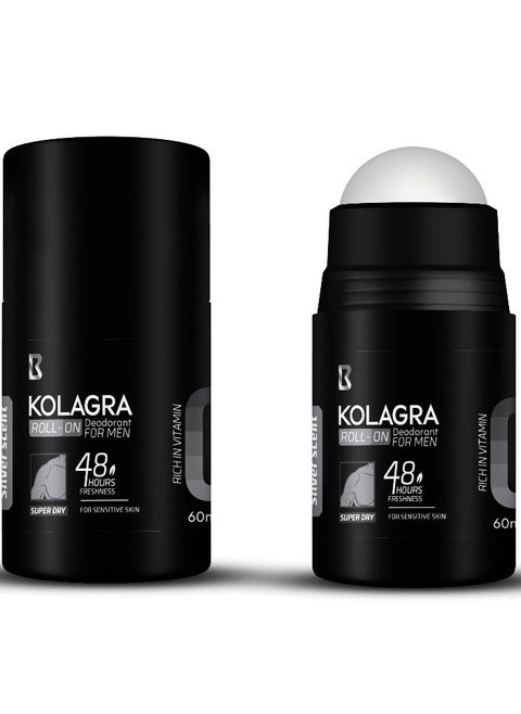 Kolagra Super Dry 48H Men's Roll-On Deodorant