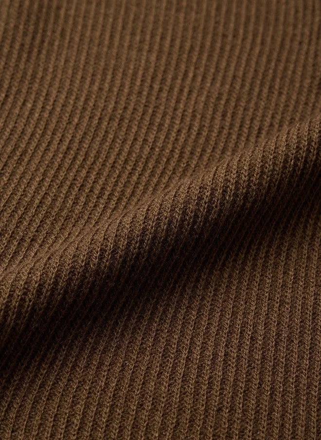 The Souled Store  The Souled Store Women Regular Fit Self Design Coffee Brown Polo T-Shirt  | Best Price UAE