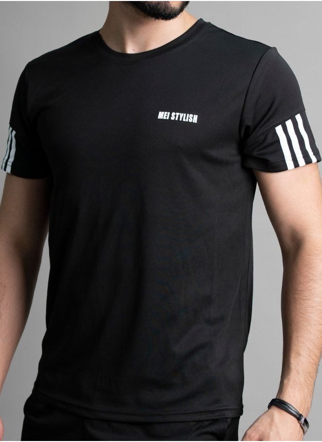 Mei Stylish - Men Activewear T-Shirt and Shorts Set Suitable for Indoor and Outdoor - Image 1