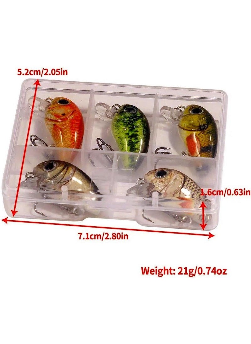 Valkyrie 5 Pieces Crankbait Lrf Fishing Rod Bait Set - Sound Ball - Boxed - 2.7cm 1.5gr  - Image 4