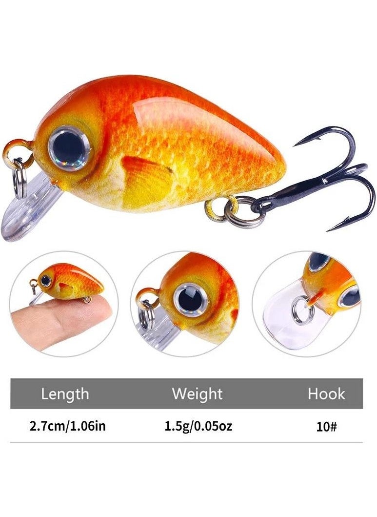 Valkyrie 5 Pieces Crankbait Lrf Fishing Rod Bait Set - Sound Ball - Boxed - 2.7cm 1.5gr  - Image 3