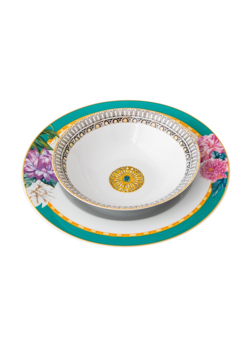 Dania Porcelain dining set, 28 pieces, floral print, suitable for 6 people - Image 5