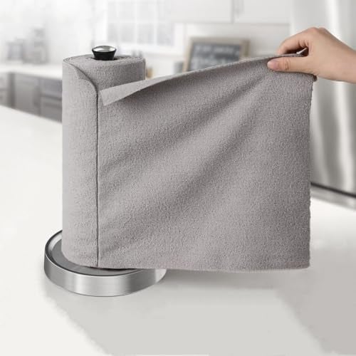 Voroly Microfiber Cleaning Cloth Reusable Roll Pre-Cut Tear Away for Kitchen Car Wipes Dusting Cloth (Multicolor, 20PCS-ROLL) - Image 1