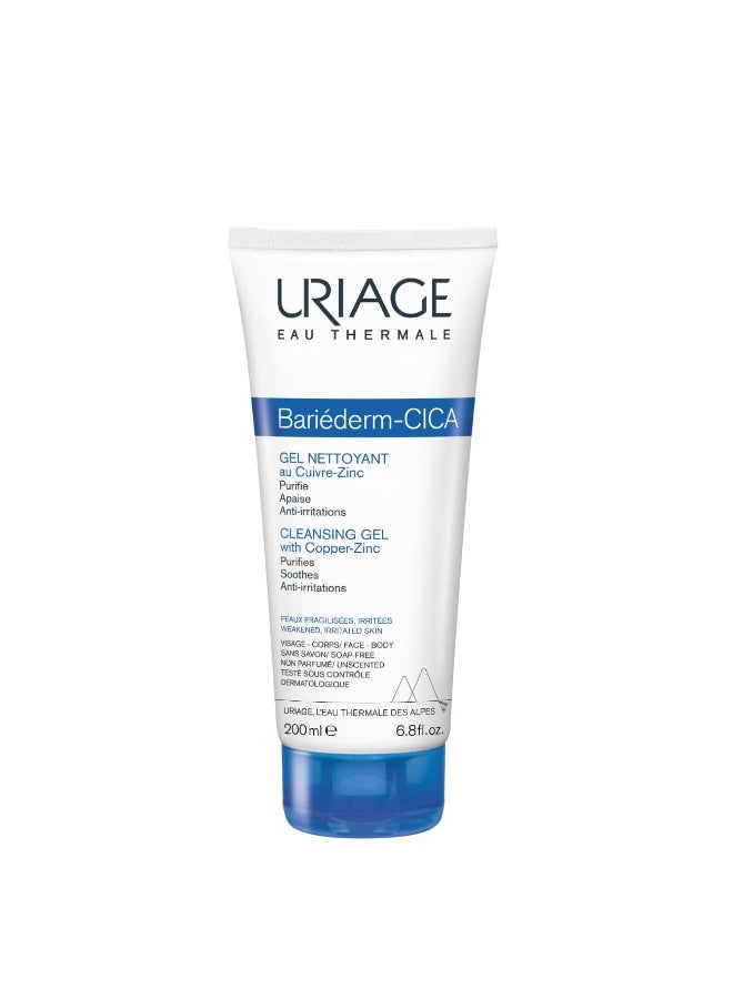 Uriage Bariéderm Cleansing Cica-Gel 200ml