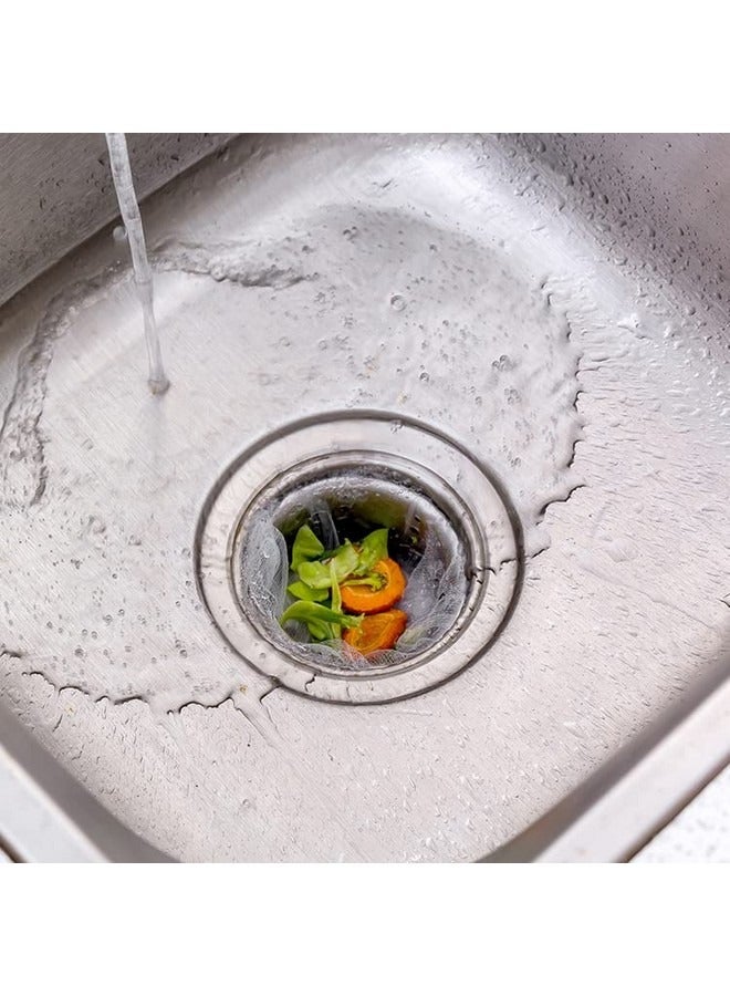 Beauenty Kitchen Sink Strainer Mesh Bag, 200 PCS Disposable Mesh Sink Strainer Bags, Sink Net Strainer Filter Bags for Sink Drain and Collecting Kitchen Food Waste Leftover Garbage - Image 2