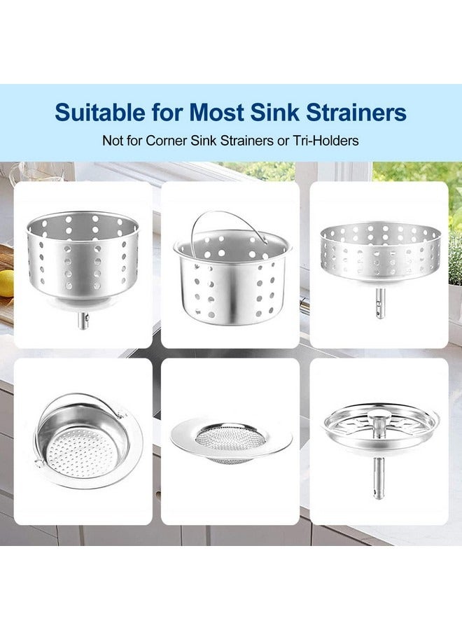 Beauenty Kitchen Sink Strainer Mesh Bag, 200 PCS Disposable Mesh Sink Strainer Bags, Sink Net Strainer Filter Bags for Sink Drain and Collecting Kitchen Food Waste Leftover Garbage - Image 5