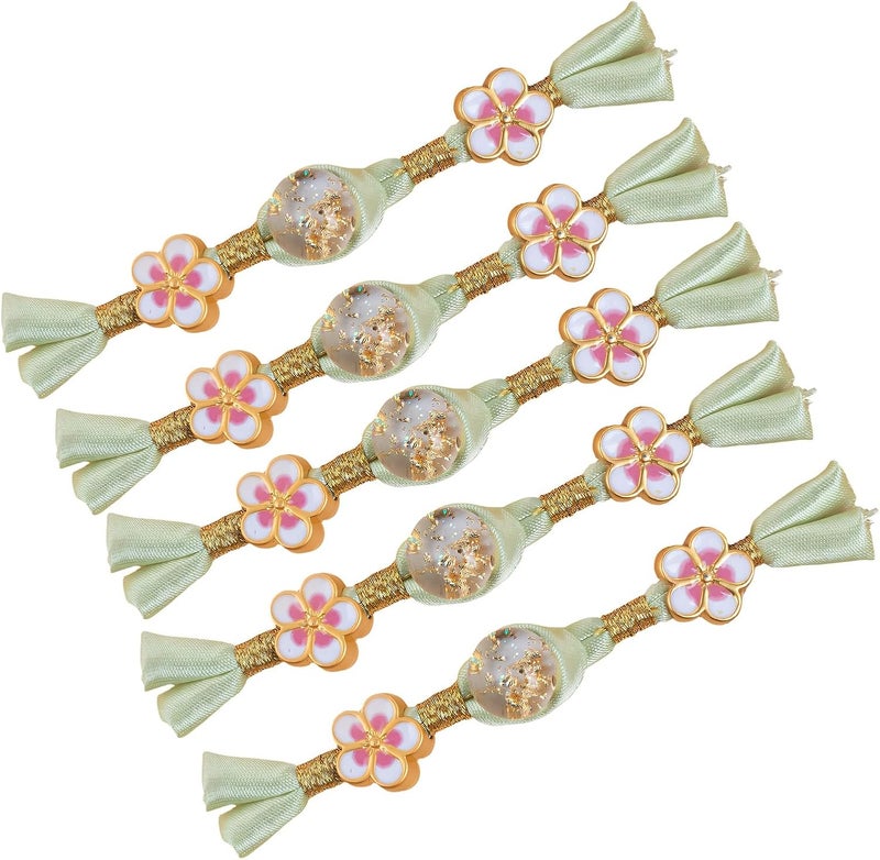 5Pcs Traditional Chinese Knot Button Closure Decorative Sewing Fasteners for Wedding Dress Costume Decoration Sateen Chinese Tie - Image 1