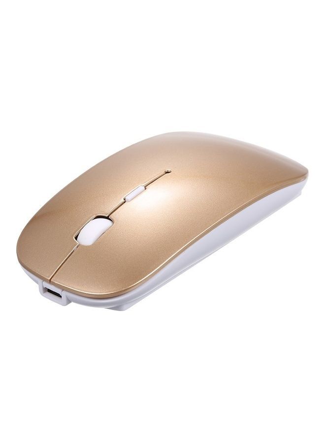 Loquat Wireless Mouse Portable Gold - Image 4