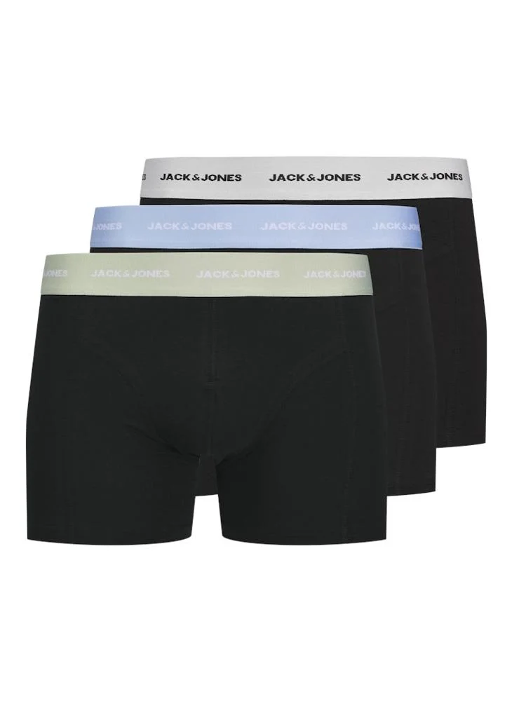 JACK & JONES 3 Apck Jactom Bamboo Logo Band Briefs