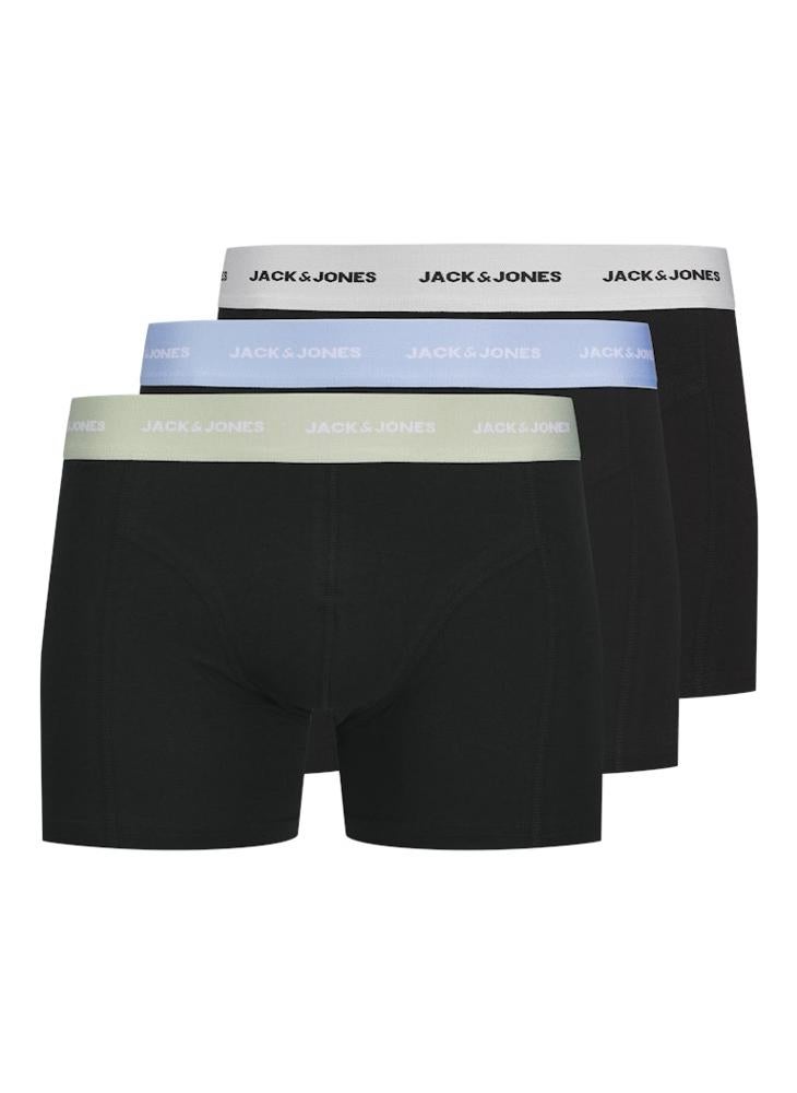 JACK & JONES 3 Apck Jactom Bamboo Logo Band Briefs  - Image 1