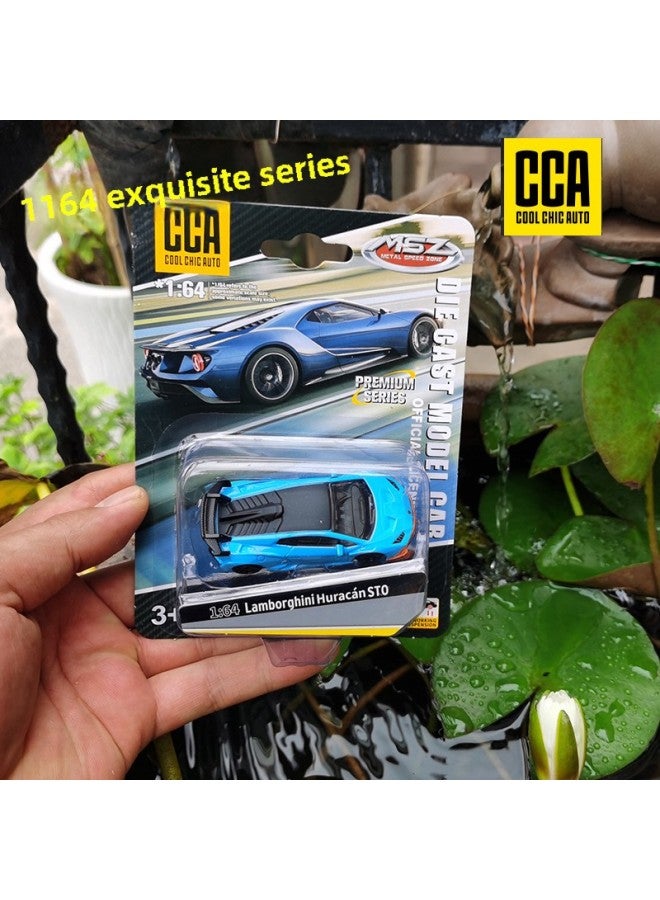CCA Color Per 1/64 Alloy Car Model A Variety Of Sports Car Racing Simulation Metal Car Pocket Car Sliding Shock Absorber-Color:82013 Suzuki Jimny-Black  - Image 3