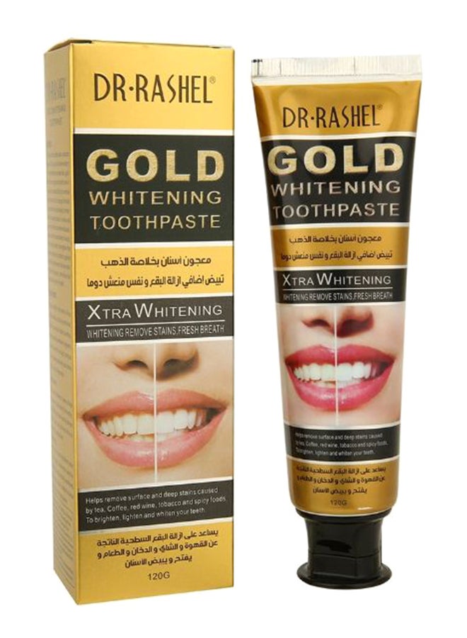 Gold Whitening Toothpaste White 120grams