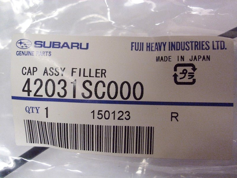 Subaru Genuine Fuel Filler Cap - OEM Replacement Part 42031SC000 - Image 2