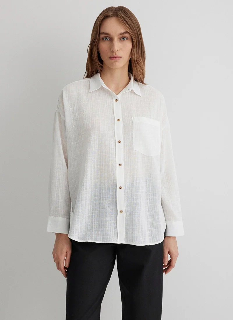 مافي Beige Shirt