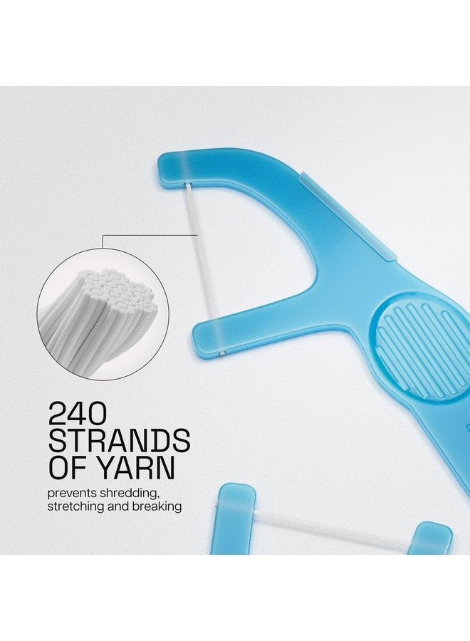 ريتش خيط تنظيف الأسنان REACH، بنكهة النعناع، مزيل للبلاك للأسنان، للمناطق التي يصعب الوصول إليها، مقبض سهل الإمساك، خيط تنظيف مريح متعدد الاستخدامات للبالغين، للعناية بالفم، خالٍ من PFAS، 90 قطعة - Image 4