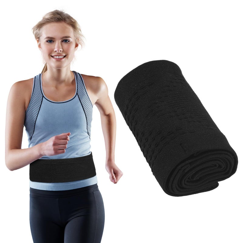 Reflective Running Waist Pack Nylon Phone Holder Belt L Size for Women Men Jogging Fitness - Image 2