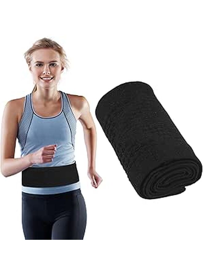 Reflective Running Waist Pack Nylon Phone Holder Belt L Size for Women Men Jogging Fitness - Image 1