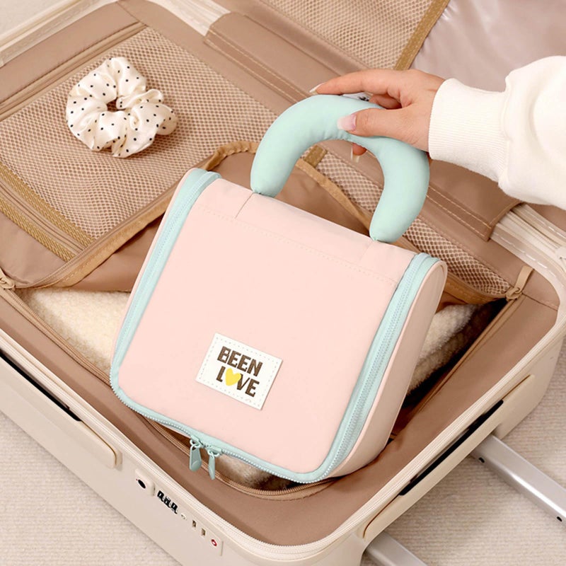 Purple Hanging Travel Toiletry Bag Waterproof Cosmetic Organizer - Image 4