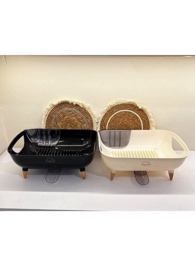 Dish drying rack with a cutlery drainer. - Image 4