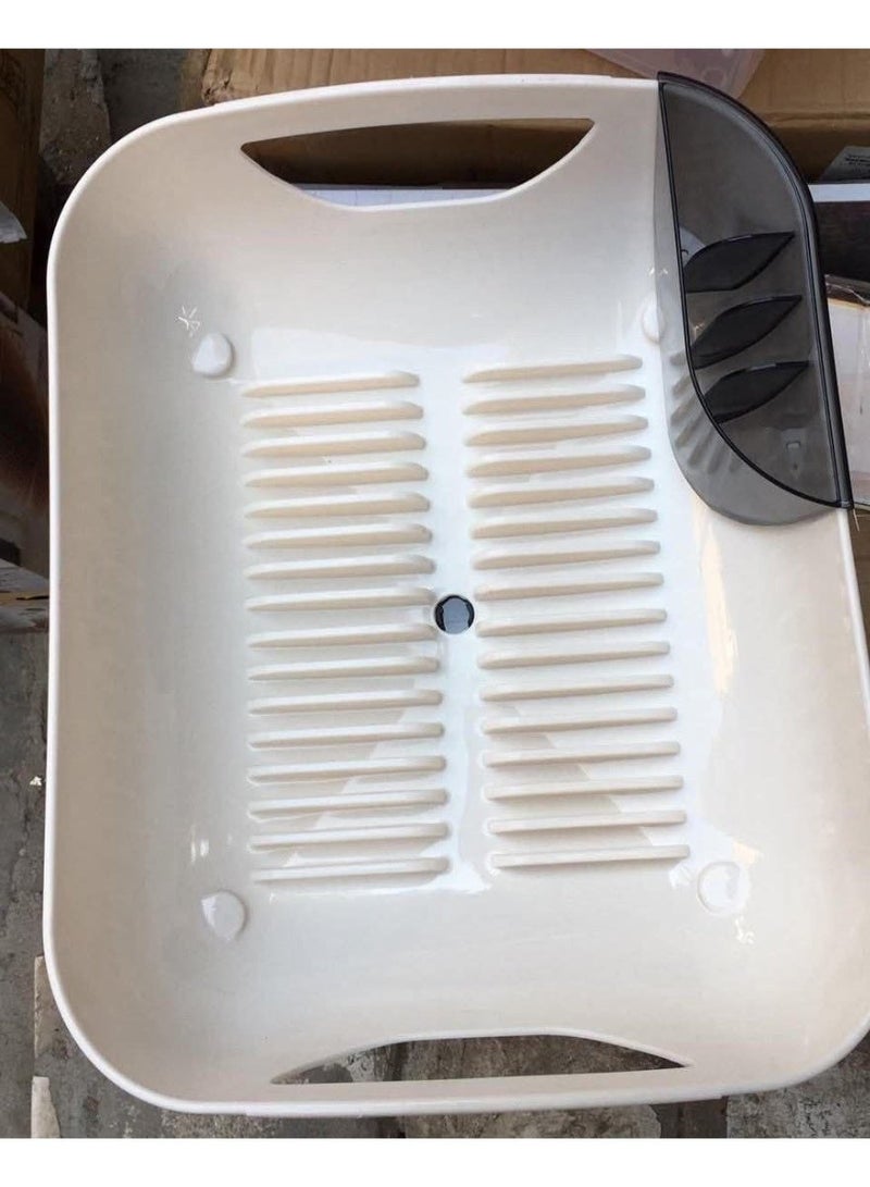 Dish drying rack with a cutlery drainer. - Image 2