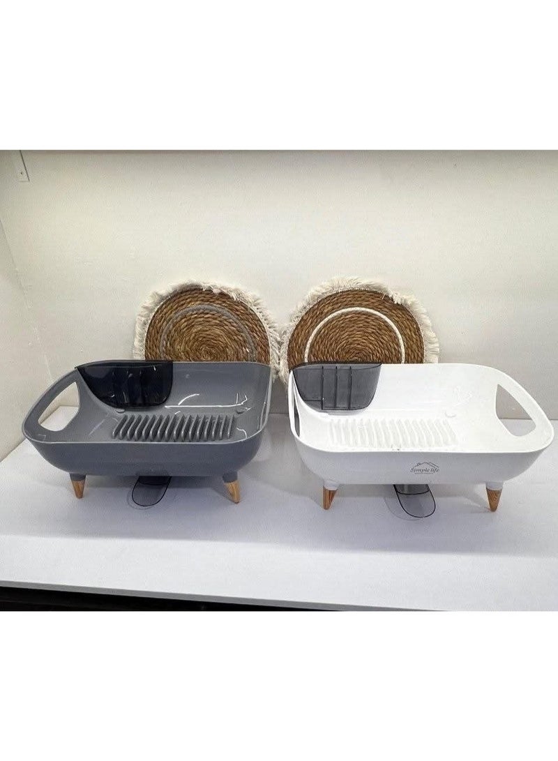 Dish drying rack with a cutlery drainer. - Image 3