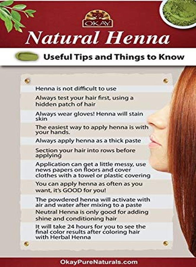 OKAY | Natural Henna Leave In Conditioner | For All Hair Types & Textures | Deep Hydrating Hair Revitalizer | With Natural Henna Extract | Free of Parabens, Silicones, Sulfates | 1.5 oz - Image 5
