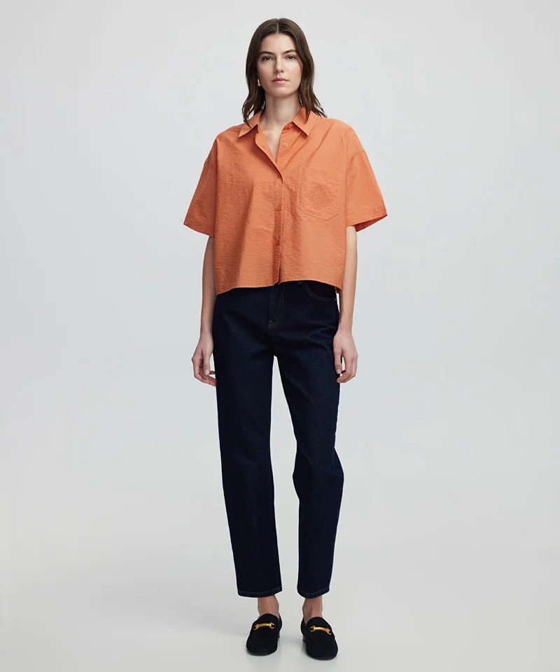 Ipekyol Monogram Embroidered Shirt