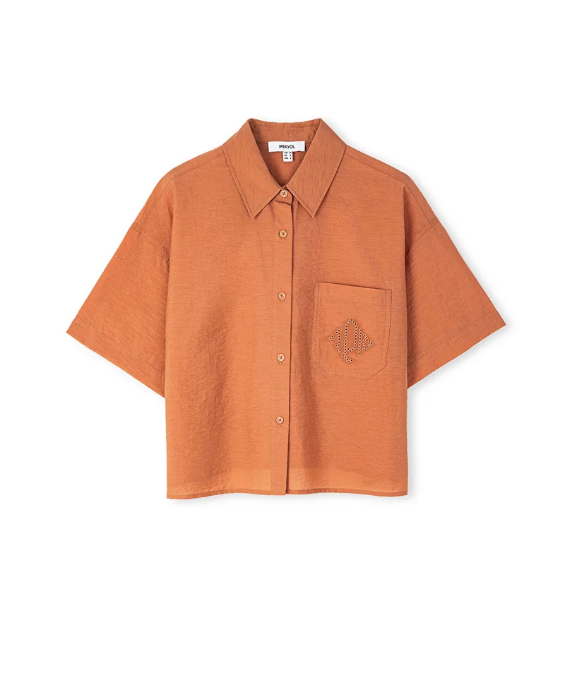 Ipekyol  Monogram Embroidered Shirt for Women | Best Price UAE