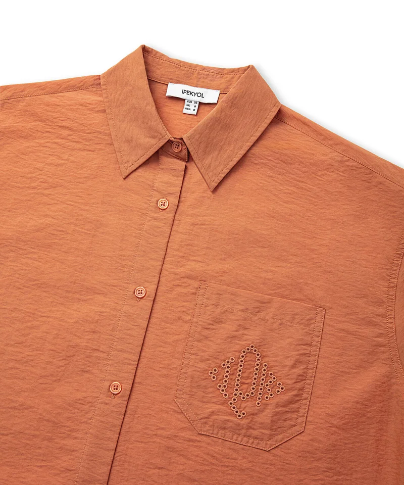 Ipekyol  Monogram Embroidered Shirt for Women | Best Price UAE