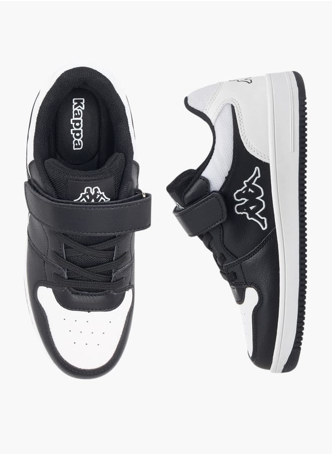 Kappa Boys Logo Detail Sports Shoes With Hook And Loop Closure  - Image 2