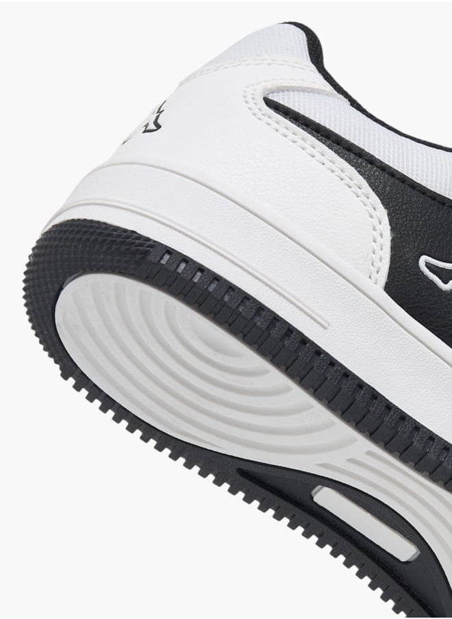 Kappa Boys Logo Detail Sports Shoes With Hook And Loop Closure  - Image 5