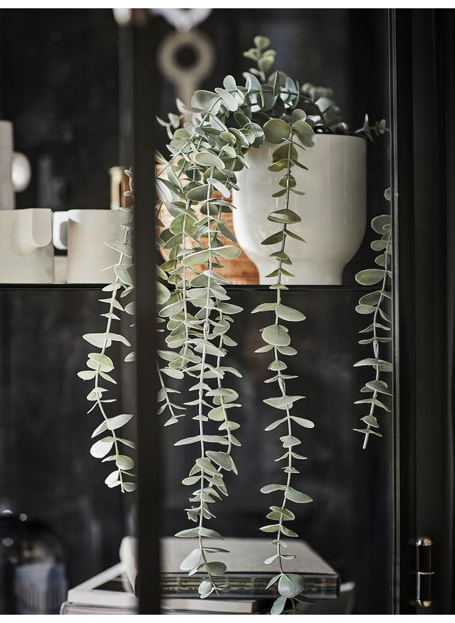 Zaboon Artificial Potted Plant, In/Outdoor Hanging/Eucalyptus, 9 Cm  - Image 3