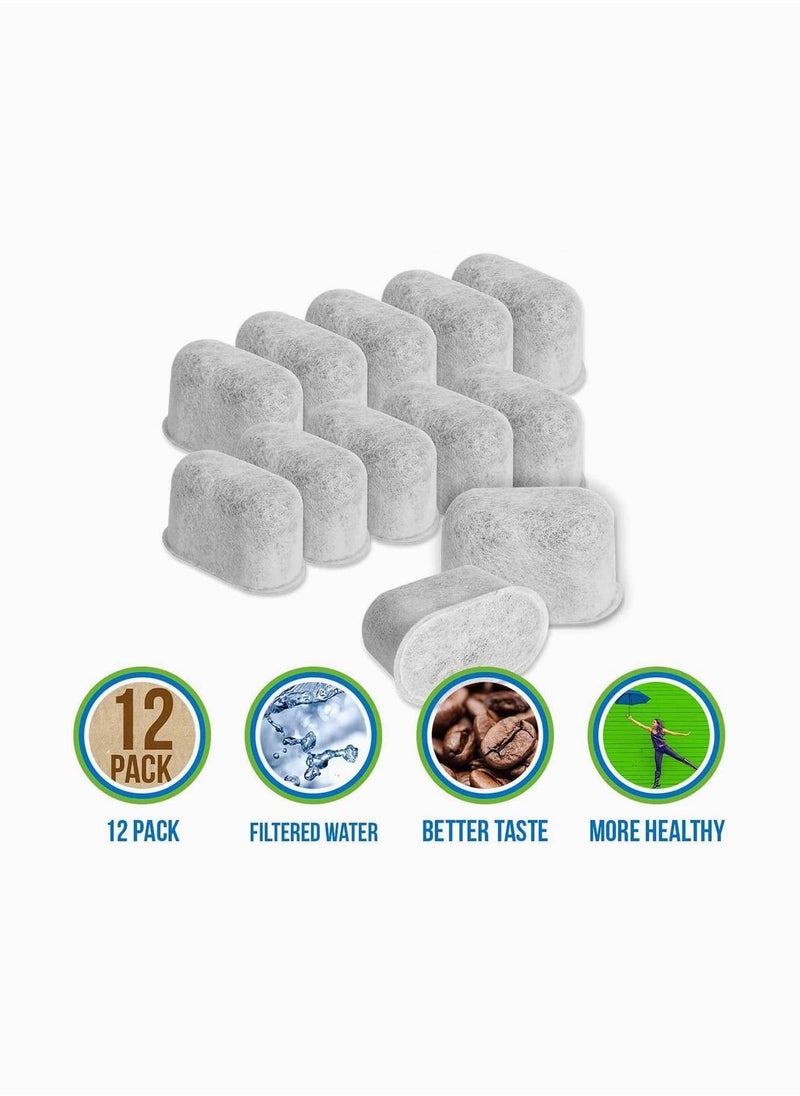 SYOSI - 12-Pack Compatible Water Filters For Keurig Compatible Filters - Replacement Charcoal Water Filters for Keurig 2.0 (and older) Coffee Machines - Image 1