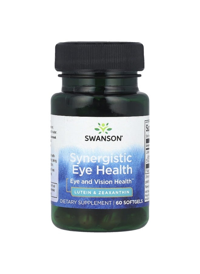 SWANSON Swanson, Synergistic Eye Health, 60 Softgels 