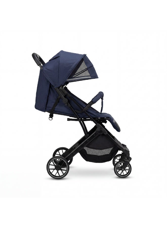 بوبي بابا عربة أطفال للسفر بتدخل طيارة (Cabin Size) بتتقفل بإيد واحدة ومعاها يد جر تروللي لسهولة الحركة - Image 4