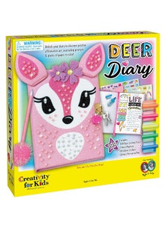 Creativity for Kids Creativity for Kids Deer Diary - Diary with Lock for Kids - 100 Page Writing Journal with Accessories  - Image 1